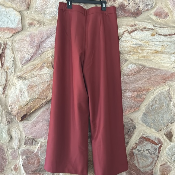 Commense Solid Wide-Leg Pants Without Belt - Picture 7 of 7